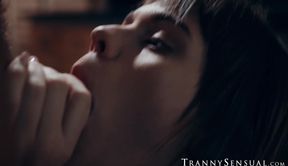 Seductive TS Kate Zohaget gets demolished by stepbro Chris Damned