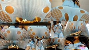 Attention Seeking Tiny Gym Instructor Gets Smother, Extreme Face Sitting and Crush - Shrinking Fetish, Ass Smothering