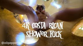 4K COSTA RICAN SHOWER FUCK