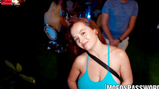 Bold & Beautiful - Public Striptease with Big Boobs Girl Next Door