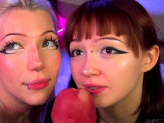 WY Tiny Teen Lesbian Toy and licking Time