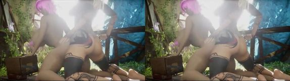 Futanari Ladyboy Gets Destroyed in Wild VR DoggyStyle
