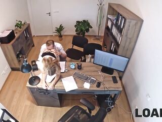 LOAN4K. Andrea is having a vehement sex with office clerk
