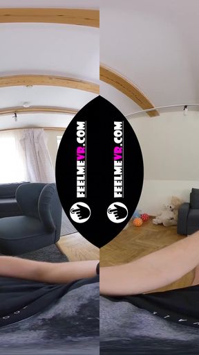 Kristina MILF Cocksucker in Latex Dress Makes Blowjob 180vr 4K