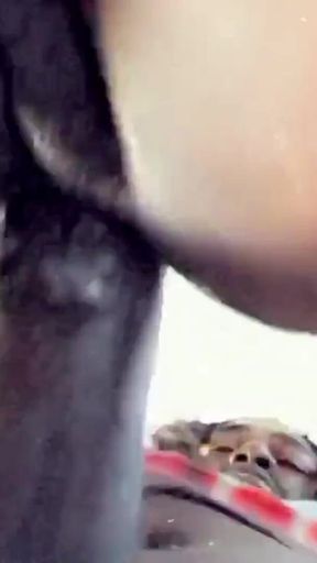 Sneaky Sex in the Room with Daddy Big Black Cock All the Way up My Tight Asshole Oops Wrong Whole