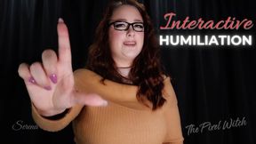 Interactive Pathetic Confession Experience ~ Expose Your Shame to Goddess Serena ~ Cruel Reaction Humiliation Game POV (Mobile Version)