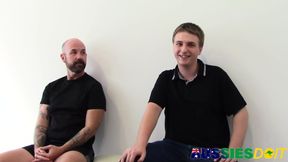 Horny Aussie Daddy Jaxon Offers Stud Free Ride On His Rigid Cock