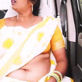 Car sex, indian saree maid long drive for sex with house owner, telugu dirty talks. Part-3