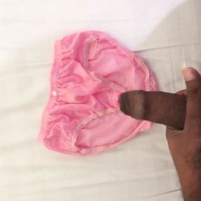 Big black dick man geting fun with panty and masturbating . nangige Panty walin fun gannawa