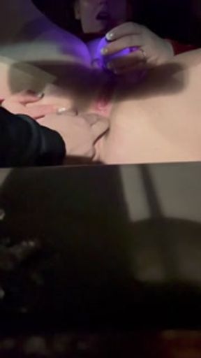 Dirty Whore Squirts in Backseat