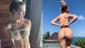 Blonde Beach Banger: Sizzling Sensual Session in Paradise!