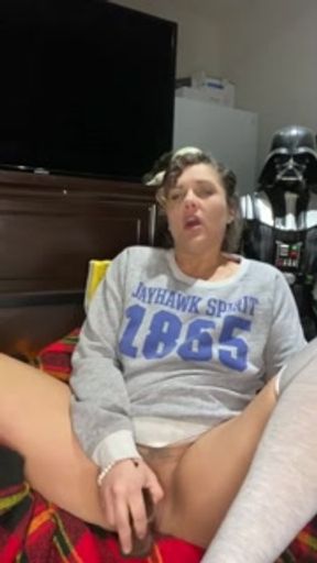 Rock Chalk College Milf Smokes