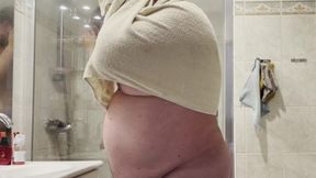 Hot Shower with Big Stepdaddy