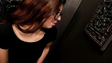 Ava Taylor Sucks Glory Hole Big Cock