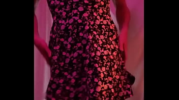 Cute femboy wear a feminine dress