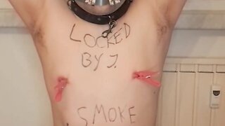 Embracing purity: exploring bondage and breath control in a humiliating smokers paradise