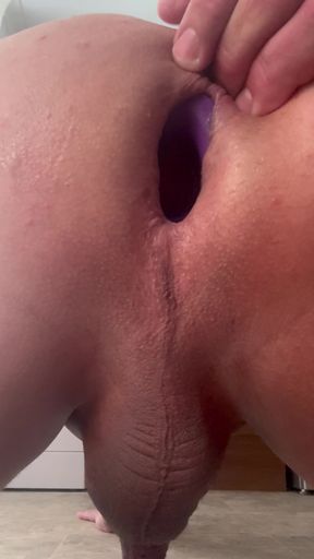 Large Silicone tunnel gets swallowed up.