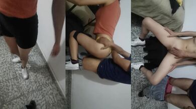 Alone in her house we ended up fucking hot latino slut
