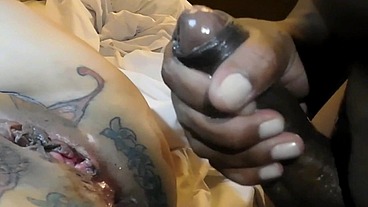 interracial, destroys her ass and fills her with milk 4