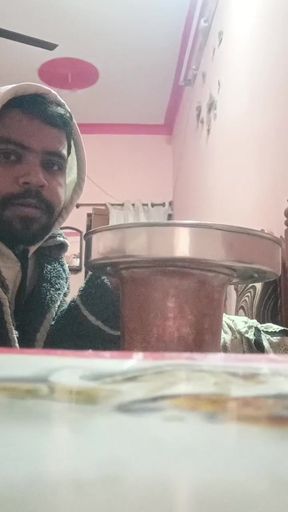 Morning time Stand-up Crust show at hornyer masterbating