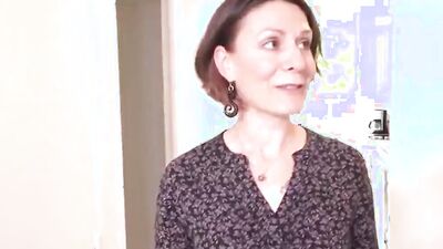 Amateur French cougar was picked up from the streets for sex with a young stud