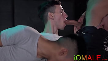 Twinky latinos blow cocks and fuck asses raw in a threeway