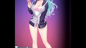 Cum&amp_Gun Tomoka Card Naked