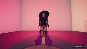 My Stepsister Had Witch Power and Send Me to Another Dimension to Fuck Me POV