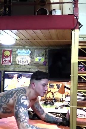 Two Stepbrothers Share the Boyfriend's Ass