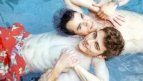 Blake Gets Pounded by Levis Thick Rod Poolside – Steamy Bareback Action