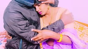 Indian Beautiful Stepmom and Stepson Fucking