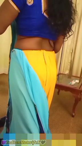 Desi Tamil MILF Renus Saree Tease & Missionary Fuck by Friend, Cuck Watches! Indianhotwifex