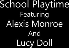 Alexis Monroe's Sizzling Threesome with Teen (18+) Students