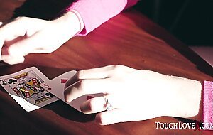 TOUGHLOVEX Naughty strip poker fun with Lily Glee
