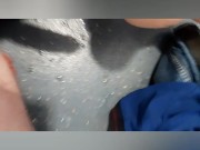 Horny teen fucks his sex doll again