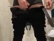 Showing off before work, cumshot video on my Onlyfans