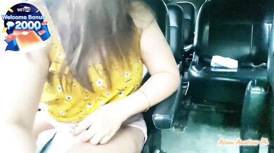 UBER DRIVER COULDN’t RESIST ASKING FOR A BLOWJOB. RISKY PUBLIC OUTDOOR BLOWJOB CUM IN MOUTH