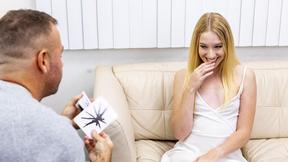 ”Blonde babe on therapy bends over for DILF doctors hard shaft”