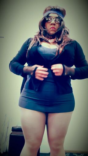 Nice ass shemale  pantyhose