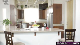 Hot & Horny Milf Alexis Fawx Double Dips Gets Stepsons Creampie after husband's Facial