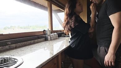 Big Ass Latina Paupcorn Cheating Deep Creampie Mountain Fuck