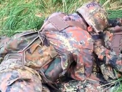 German soldiers in the field