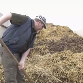 German farmer blowjob and outdoor sex