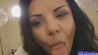 Eurobabe blows geriatric berfore riding cock