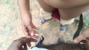 Married Women Given Her Boyfriend and Enjoying Outdoor Suck