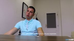 DIRTY SCOUT 209 - Twink Looking For A Job Finds A Big Dick Instead