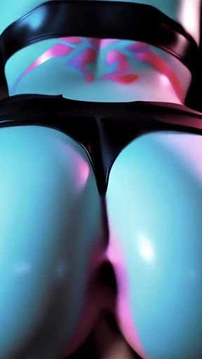 Must-see moment from &quot;Cyberpunk Rebecca Gets Fucked From Behind Until You Cum Inside Her Pussy&quot;