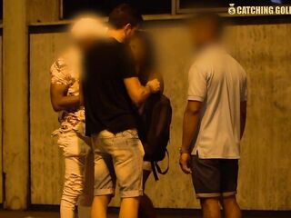 Stepsiblings Get Involved In A Gang Screw With A Random Stranger For Cash