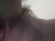 Intersex Cock Dripping Cum and Orgasm Contractions masturbation
