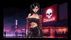 my new girlfriend [ taboo hentai game ] ep.40 goth girl blowbang in the toilet !